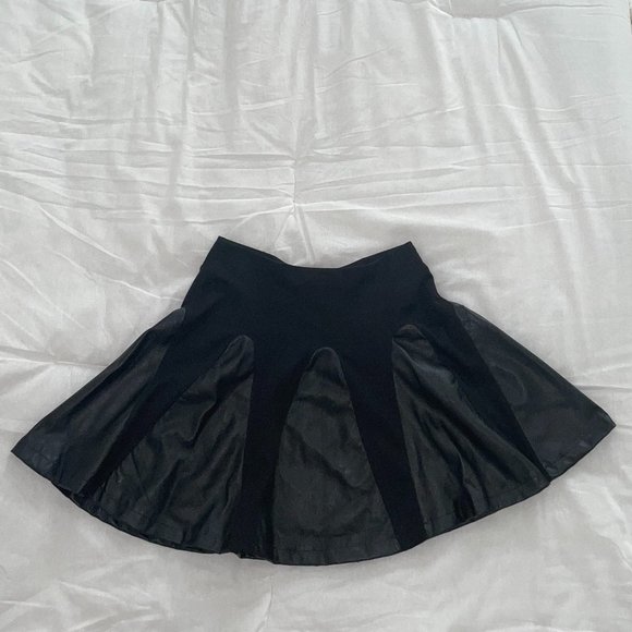 One Clothing Faux Leather Mini Skirt - Picture 1 of 6